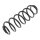 Suspension Spring set rear axle coil spring KYB for SEAT IBIZA and others