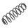 Suspension Spring set rear axle coil spring KYB suitable for e.g. VW POLO