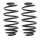 Suspension Spring set rear axle coil spring KYB for e.g. OPEL MERIVA