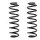 Suspension Spring set rear axle coil spring KYB for e.g. VW TOURAN