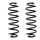 Suspension Spring set rear axle coil spring KYB for e.g. VW PASSAT