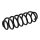 Suspension Spring set rear axle coil spring KYB for e.g. VW PASSAT