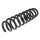 Suspension Spring set rear axle coil spring KYB IAM-Expertise for BMW X1