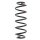 Suspension Spring set rear axle coil spring KYB for e.g. CITROËN C4