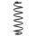 Suspension Spring set rear axle coil spring Ø 109 mm KYB for e.g. CITROËN C4
