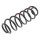 Suspension Spring set rear axle coil spring Ø 111 mm KYB for e.g. CITROËN DS4