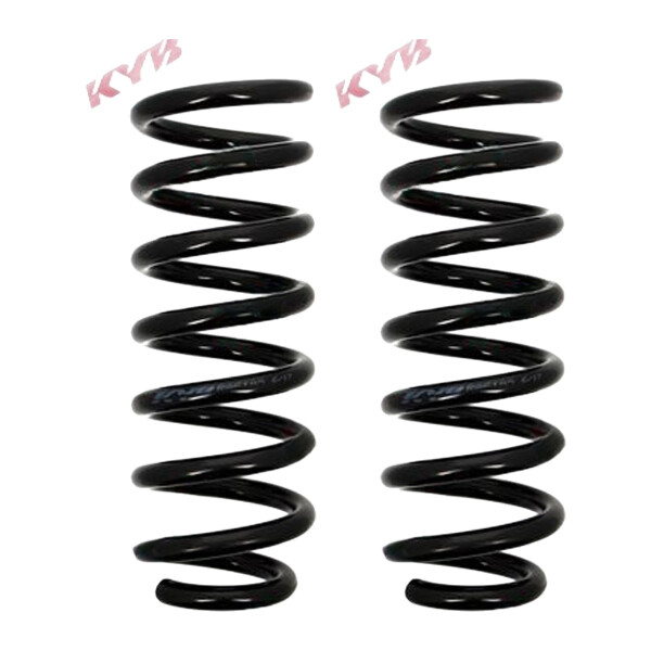 Suspension Spring set rear axle coil spring Ø 112 mm KYB for PEUGEOT 607