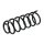 Suspension Spring set rear axle coil spring Ø 131 mm KYB for PEUGEOT 5008