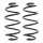 Fahrwerksfedern-Set Hinterachse Schraubenfeder KYB für u.a. FIAT DOBLO
