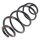 Fahrwerksfedern-Set Hinterachse Schraubenfeder KYB für u.a. FIAT DOBLO