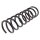 Fahrwerksfedern-Set Hinterachse Schraubenfeder Ø 12 mm KYB für u.a. FORD C-MAX