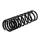 Suspension Spring set rear axle coil spring KYB suitable for FORD FOCUS