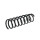 Suspension Spring set rear axle coil spring Ø 98 mm KYB for e.g. HYUNDAI i30
