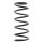 Suspension Spring set rear axle coil spring KYB for e.g. KIA VENGA