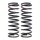 Suspension Spring set rear axle coil spring KYB for LAND ROVER DISCOVERY