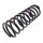 Suspension Spring set rear axle coil spring KYB for LAND ROVER DISCOVERY