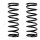Suspension Spring Set rear Ø 156 mm KYB for e.g. LAND ROVER DISCOVERY
