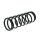 Suspension Spring Set rear Ø 156 mm KYB for e.g. LAND ROVER DISCOVERY