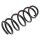 Suspension Spring set rear axle coil spring KYB IAM-Expertise for MAZDA 6