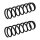 Suspension Spring set rear axle coil spring KYB IAM-Expertise for MG ZR
