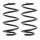 Suspension Spring set rear axle coil spring KYB suitable for NISSAN MICRA