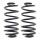 Suspension Spring set rear axle coil spring Ø 145 mm KYB for e.g. OPEL ASTRA