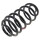 Suspension Spring set rear axle coil spring Ø 145 mm KYB for e.g. OPEL ASTRA