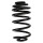 Suspension Spring set rear axle coil spring Ø 146 mm KYB for OPEL ASTRA