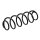 Suspension Spring set rear axle coil spring KYB suitable for e.g. VW UP!