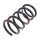 Suspension Spring set rear axle coil spring Ø 127 mm KYB for MITSUBISHI SPACE
