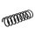 Suspension Spring set rear axle coil spring KYB IAM-Expertise for BMW 5 Series