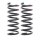 Suspension Spring set rear axle coil spring Ø 130 mm KYB for e.g. OPEL ANTARA