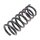 Suspension Spring set rear axle coil spring Ø 130 mm KYB for e.g. OPEL ANTARA