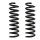 Suspension Spring set rear axle Ø 100 mm KYB for MERCEDES-BENZ CLK