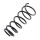 Suspension Spring set rear axle coil spring Ø 154 mm KYB for e.g. KIA CERATO