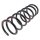 Suspension Spring set rear axle coil spring Ø 132 mm KYB for VOLVO V70