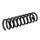 Suspension Spring set rear axle coil spring Ø 100 mm KYB for MB E-KLASSE