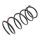 Suspension Spring set rear axle coil spring Ø 142 mm KYB for NISSAN MAXIMA