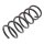 Suspension Spring set rear axle coil spring KYB for e.g. FORD MONDEO