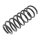 Suspension Spring set rear axle coil spring Ø 124 mm KYB for AUDI A6