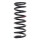 Suspension Spring set rear axle coil spring Ø 135 mm KYB for e.g. MB 123