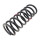 Suspension Spring set rear axle coil spring Ø 135 mm KYB for e.g. MB 123