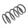 Suspension Spring set rear axle coil spring Ø 160 mm KYB for e.g. VOLVO S60