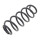 Suspension Spring set rear axle coil spring Ø 112 mm KYB for e.g. VW GOLF