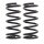 Suspension Spring set rear axle coil spring Ø 131 mm KYB for HYUNDAI SANTA