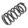 Suspension Spring set rear axle coil spring Ø 131 mm KYB for HYUNDAI SANTA