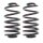 Suspension Spring set rear axle coil spring KYB for OPEL INSIGNIA