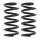 Suspension Spring set rear axle coil spring KYB for e.g. SAAB 9-5