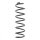 Suspension Spring set rear axle coil spring KYB for e.g. RENAULT SCÉNIC