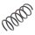 Suspension Spring set rear axle coil spring KYB IAM-Expertise for FORD KA